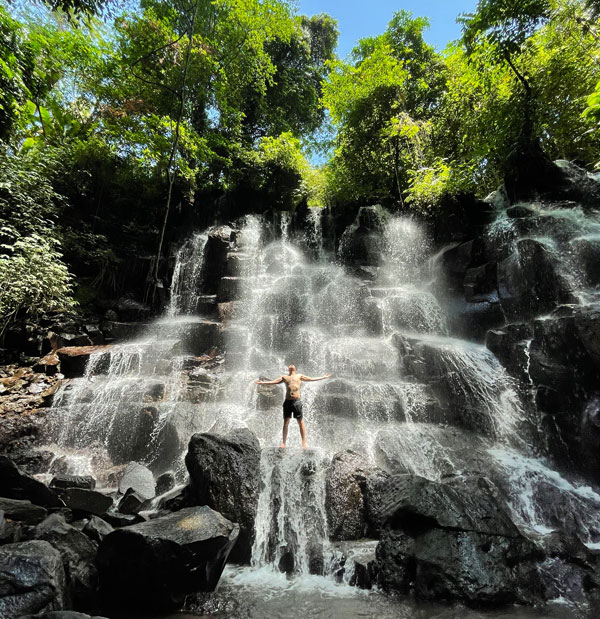 Watervallen in Ubud